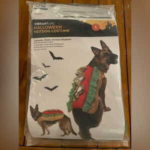 🆕 Halloween Hotdog Dog Costume By Vibrant Life Size Large